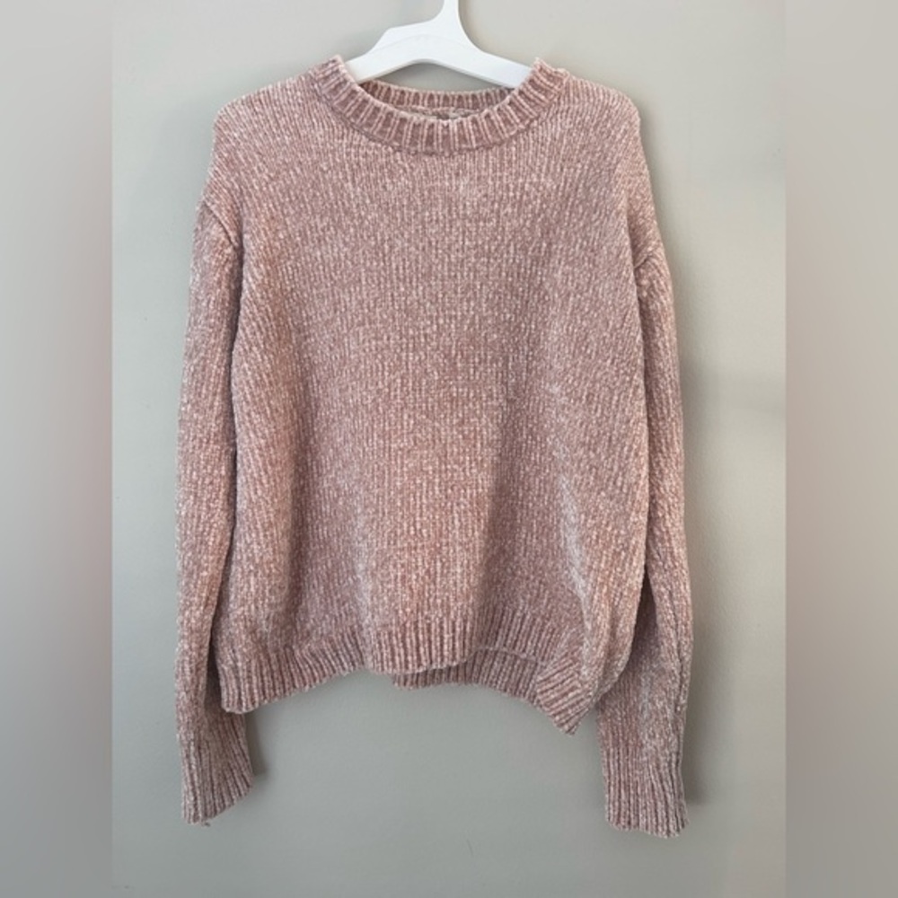 Sadie & Sage Blush Crew Neck Sweater